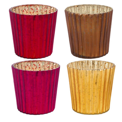 Pip Studio Teelichthalter Glas 4er Set klein