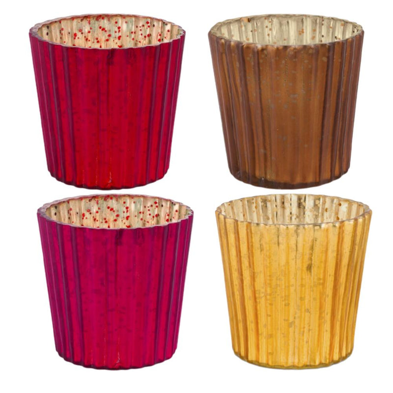 Pip Studio Teelichthalter Glas 4er Set klein