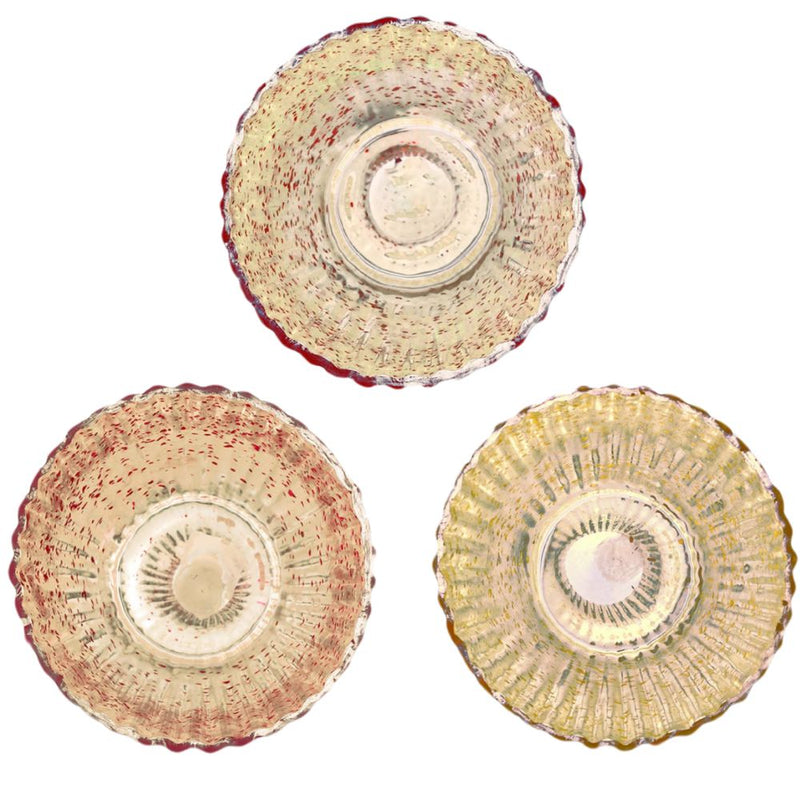 Pip Studio Teelichthalter Glas 3er Set medium