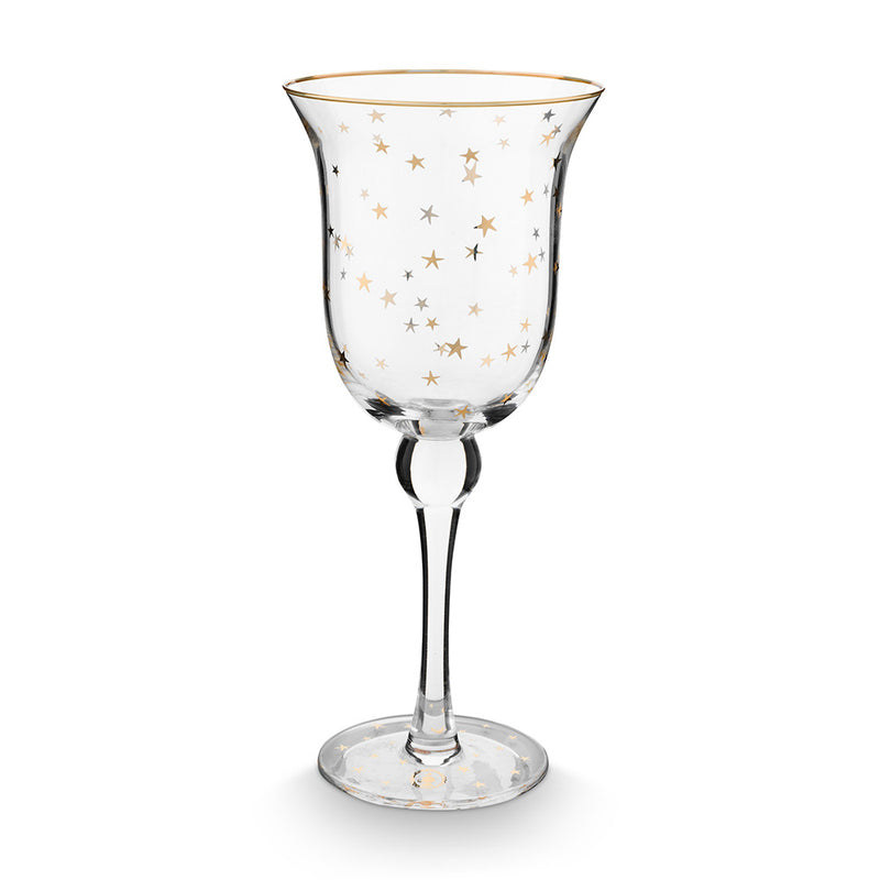 Pip Studio Weinglas Royal Winter White