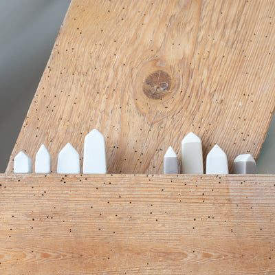 Räder Minihäuser Sommerhaus 4er-Set weiß