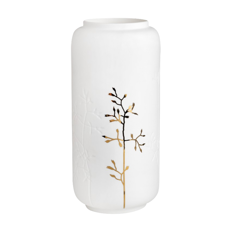 Räder Vase Zweig Goldfarben