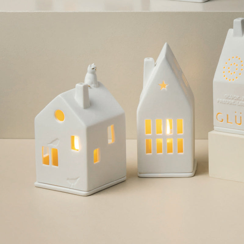 Räder LIVING Porzellangeschichten Lichthaus Katze