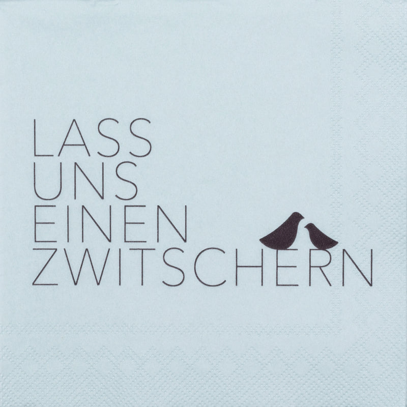 Räder Cocktailservietten Lass uns einen zwitschern