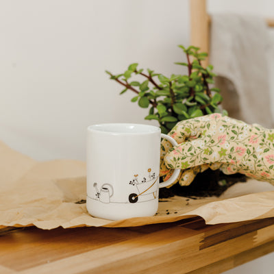 Räder Geschenktasse Garten