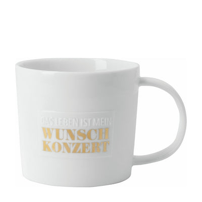 Räder Poesietasse Das Leben ist mein Wunschkonzert