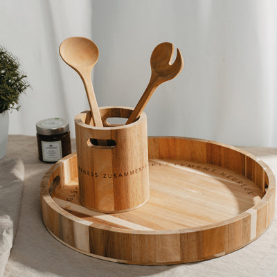 Räder Holztablett Rundum glücklich