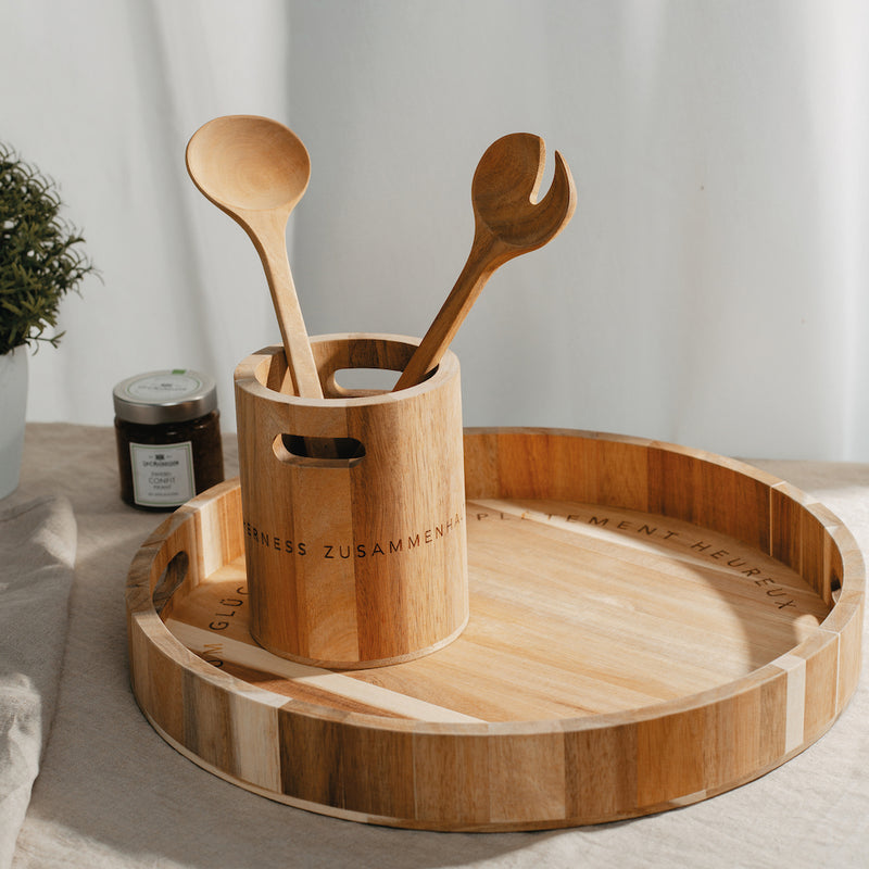 Räder Holztablett Rundum glücklich
