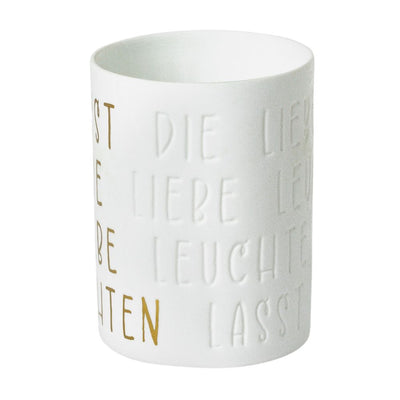 Räder Teelichthalter Lasst die Liebe leuchten