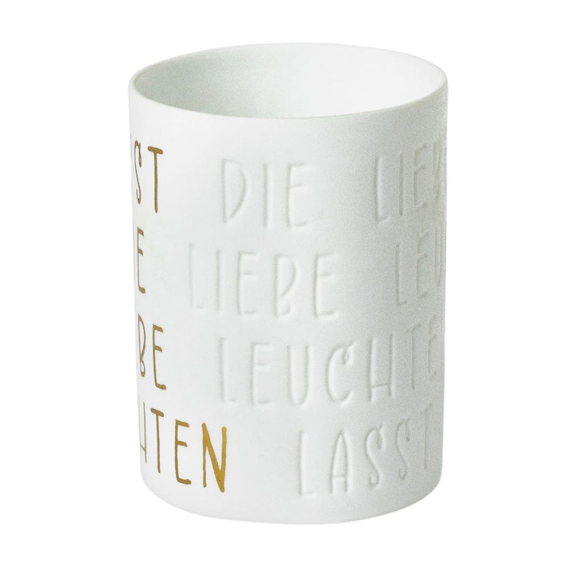 Räder Teelichthalter Lasst die Liebe leuchten