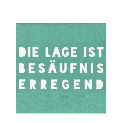 Räder Cocktailservietten Die Lage ist besäufniserregend