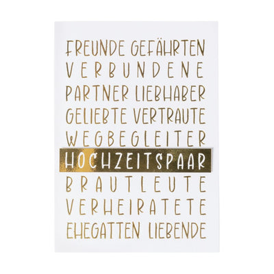 Räder Karte Hochzeitspaar