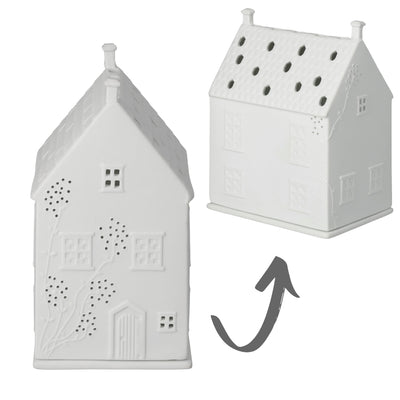Räder Lichthaus mit Ranken Landhäuschen