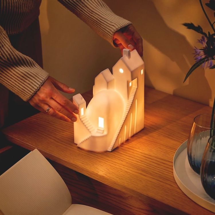 Räder LED Lichthaus Treppenstädtchen