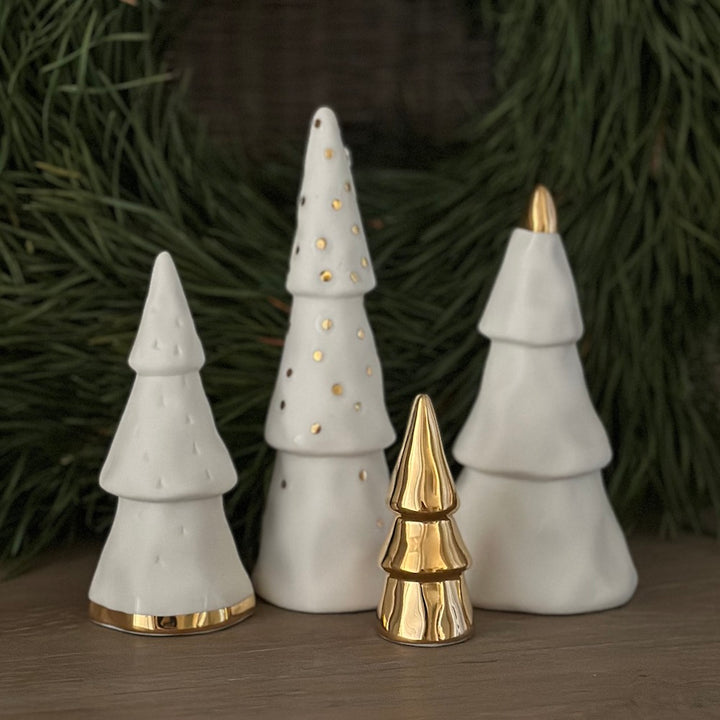 Räder Weihnachtswald 4er-Set Goldfarben