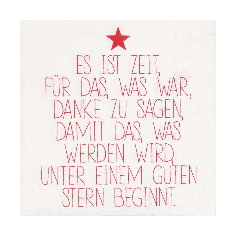 Räder Serviette Es ist Zeit