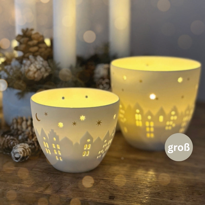 Räder Poesielicht Häuser