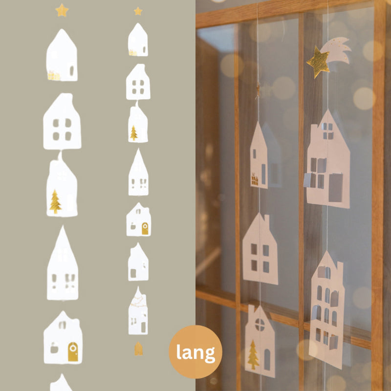 Räder Häuschenkette Winterstadt Lang