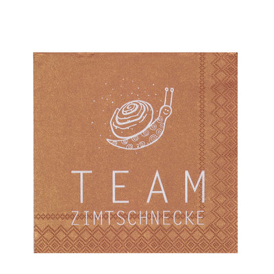 Räder Cocktailserviette Team Zimtschnecke