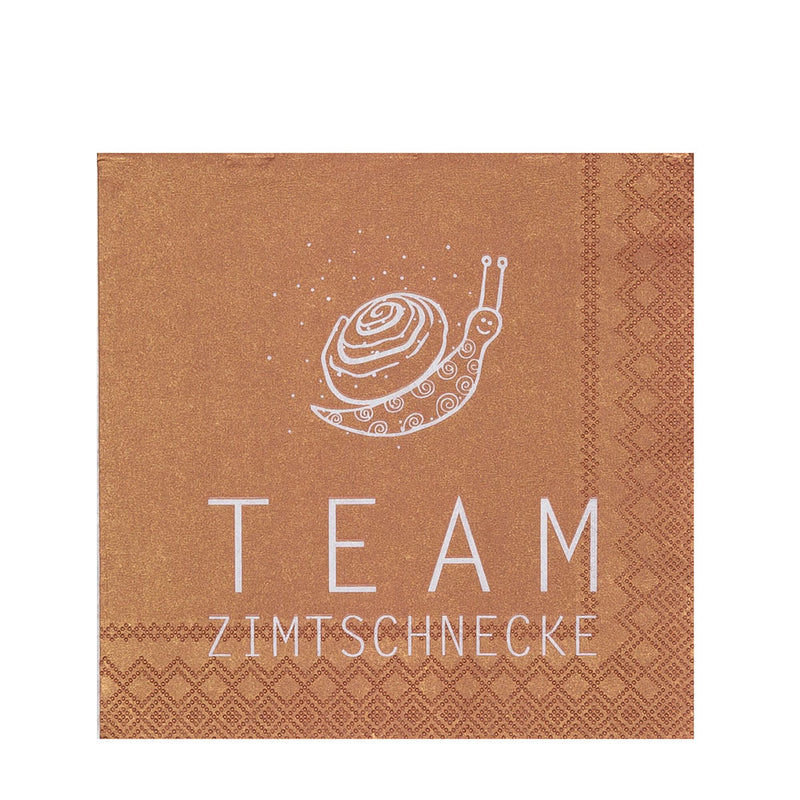 Räder Cocktailserviette Team Zimtschnecke