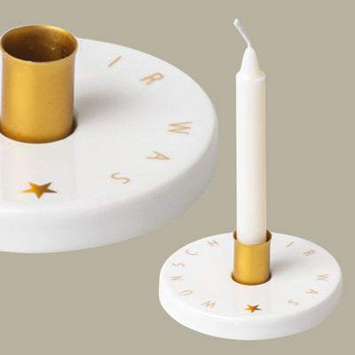 Räder Winterschein Kerzenhalter Wünsch dir was