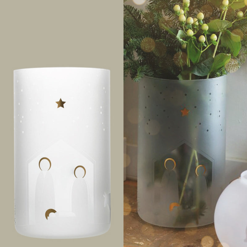 Räder Weihnachtswindlicht Krippe