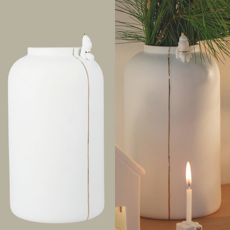 Räder Vase Winterblumen