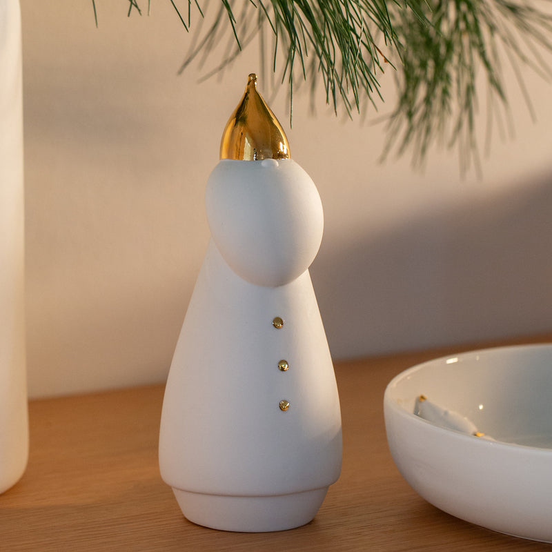 Räder LED Figur Santa im Mantel
