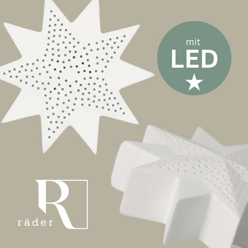 Räder Weihnachtslicht LED Doppelstern