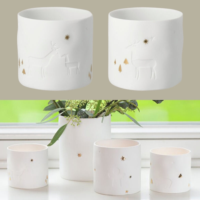 Räder Wintergeschichten Lichter Hirsch