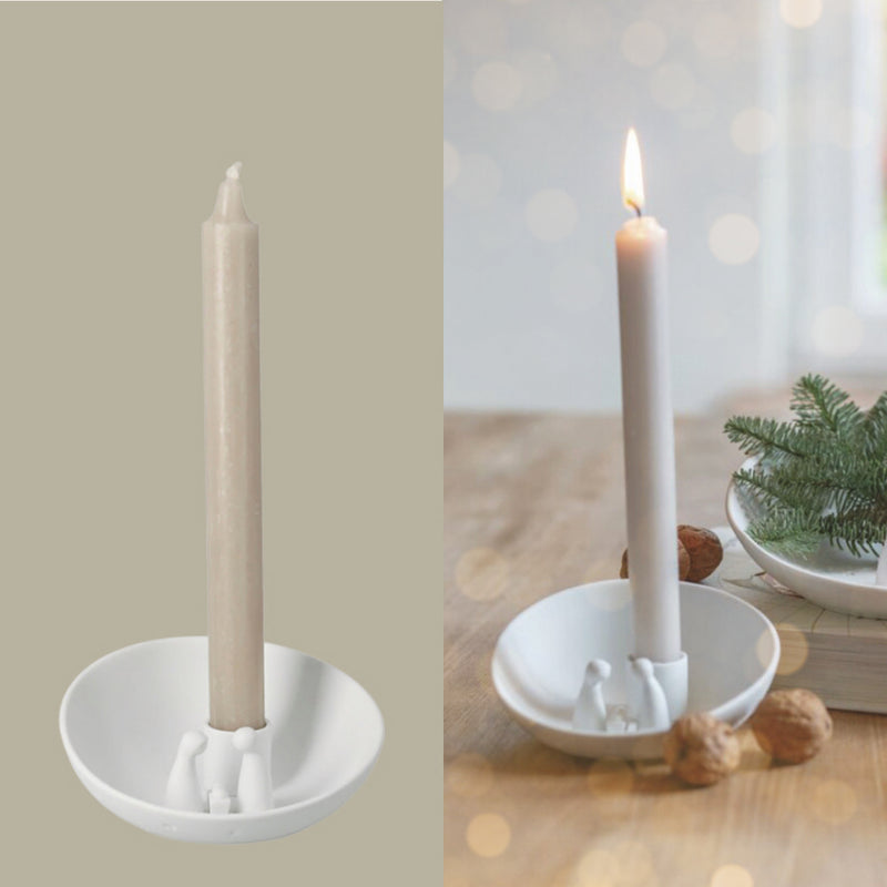 Räder Kerzenschale Krippe klein