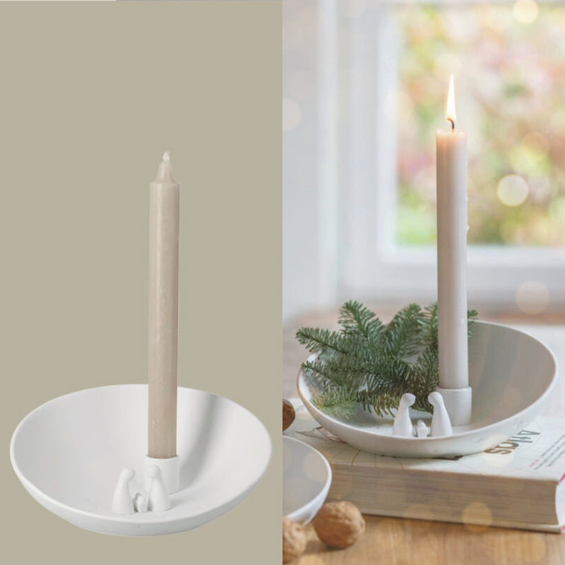 Räder Kerzenschale Krippe groß