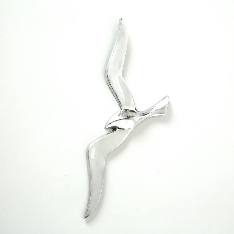 Wand-Deko Möwe Aluminium groß