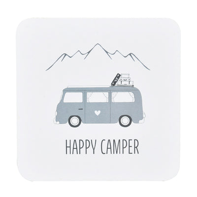 Krasilnikoff Korkuntersetzer Happy Camper