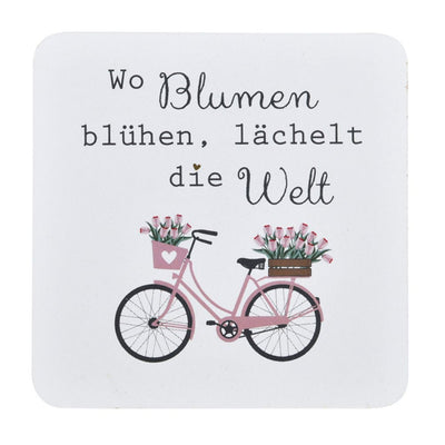 Krasilnikoff Korkuntersetzer Wo Blumen blühen