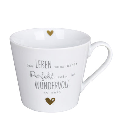 Krasilnikoff Happy Cup Leben Perfekt Wundervoll