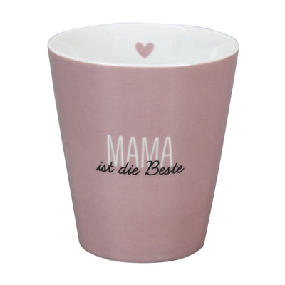 Krasilnikoff Happy Mug Mama die Beste Rosa