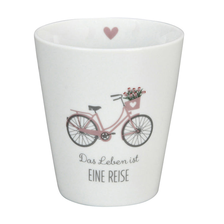 Krasilnikoff Happy Mug Das Leben ist eine Reise