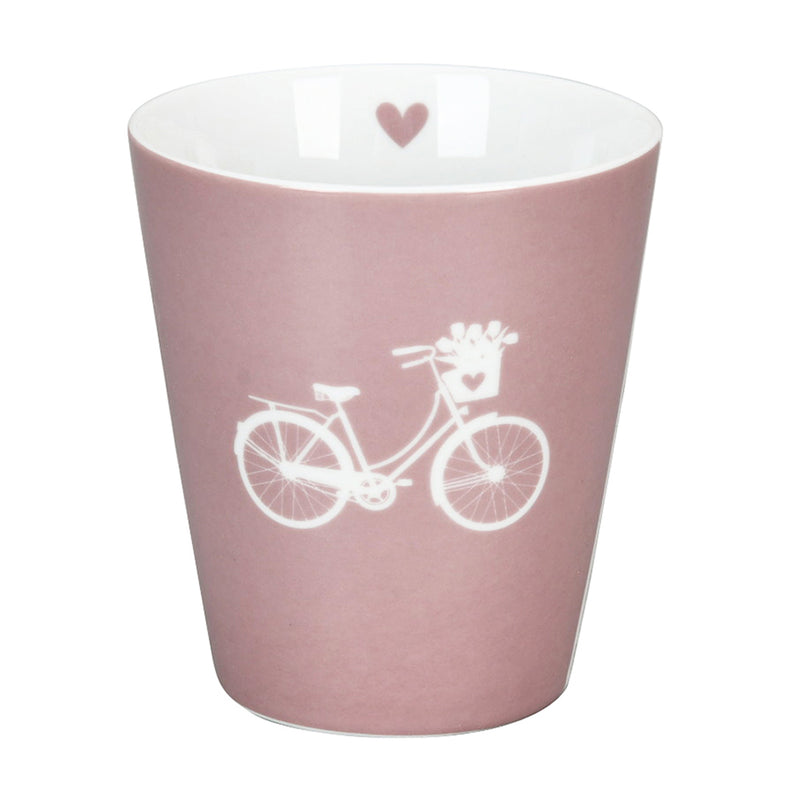 Krasilnikoff Happy Mug Fahrrad Rosa