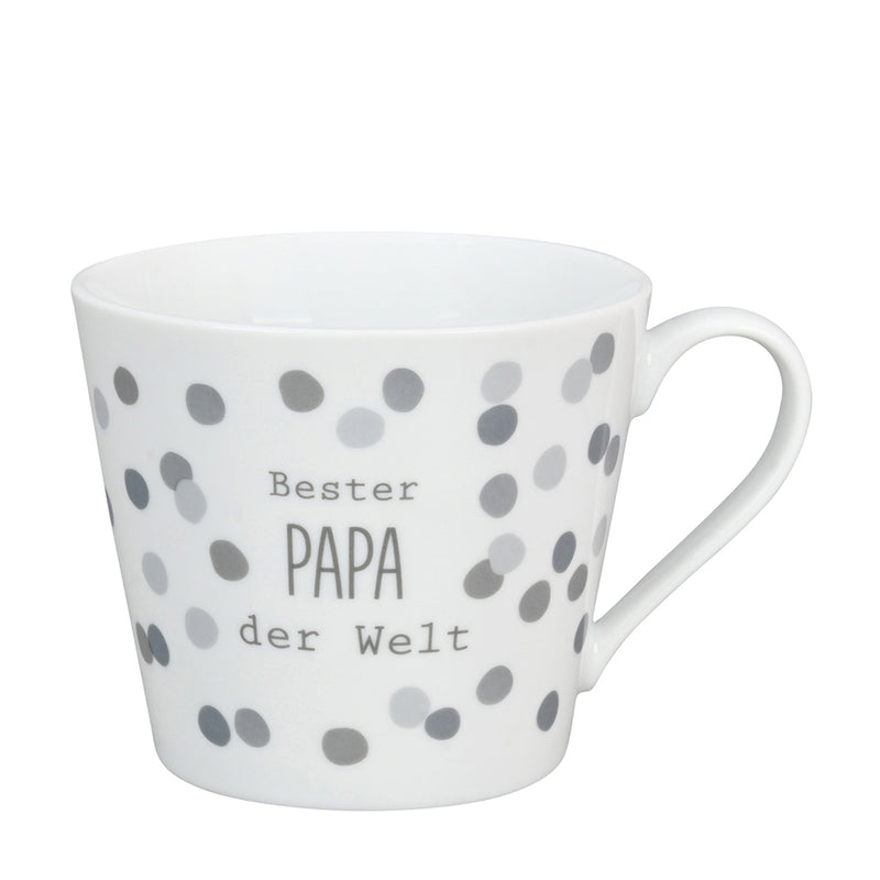 Krasilnikoff Happy Cup Bester Papa der Welt Weiß