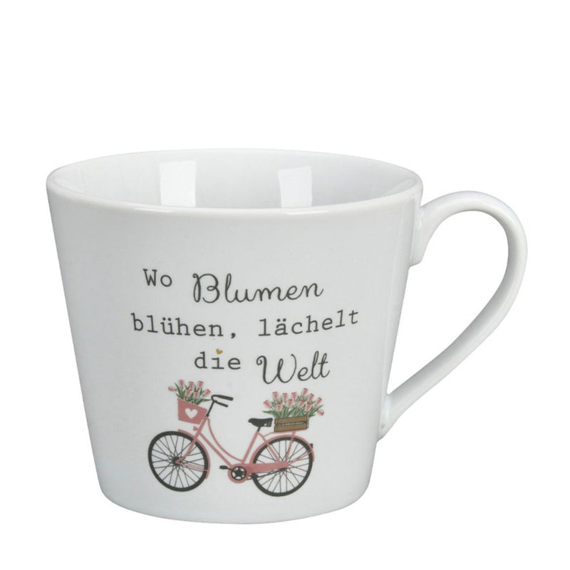 Krasilnikoff Happy Cup Wo Blumen blühen