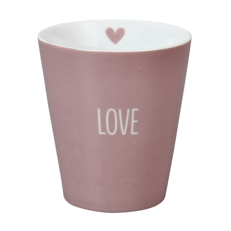 Krasilnikoff Happy Mug Love Rosa