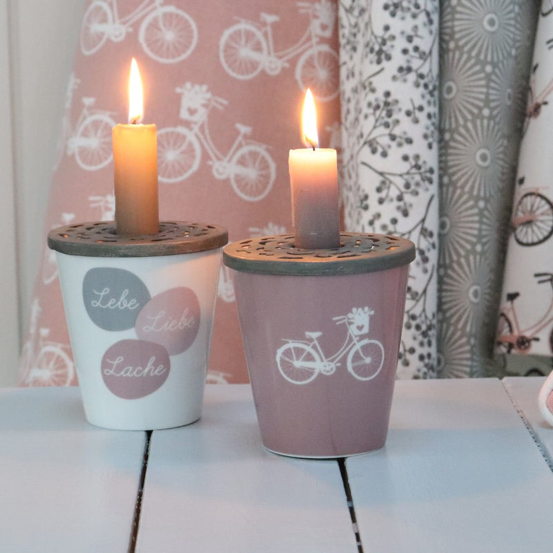 Krasilnikoff Happy Mug Fahrrad Rosa