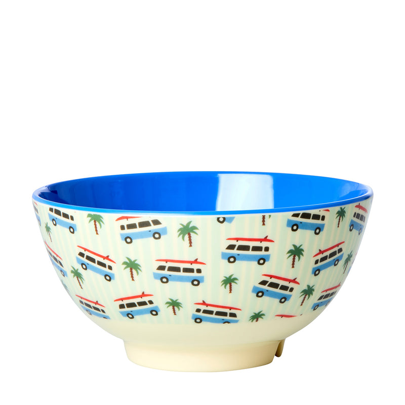 Rice Melamin Schüssel Blue Cars mittel