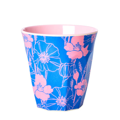 Rice Melamin Becher Poppies Love mittel