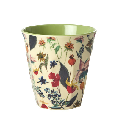 Rice Melamin Becher Winter Rosebuds mittel