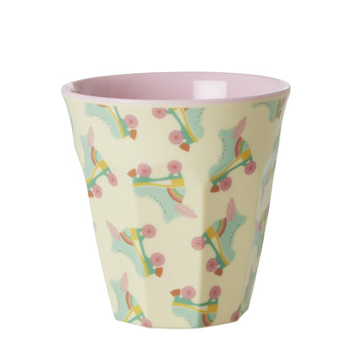 Rice Melamin Becher Roller Skate mittel