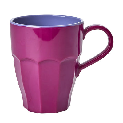 Rice Melamin Tasse pflaumefarben mittel