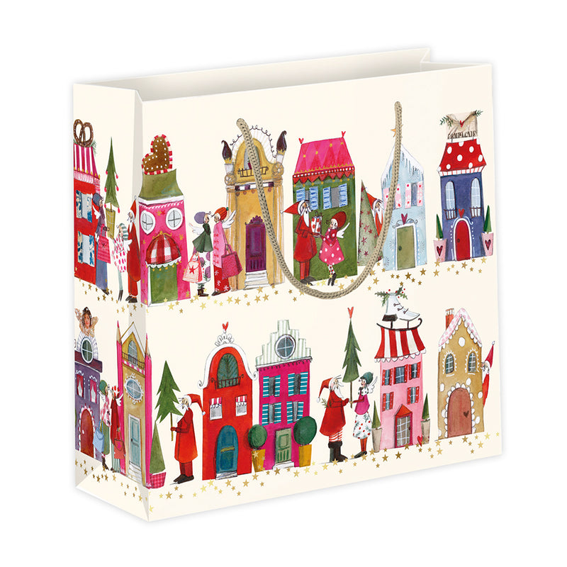 Geschenktüte Häuser groß