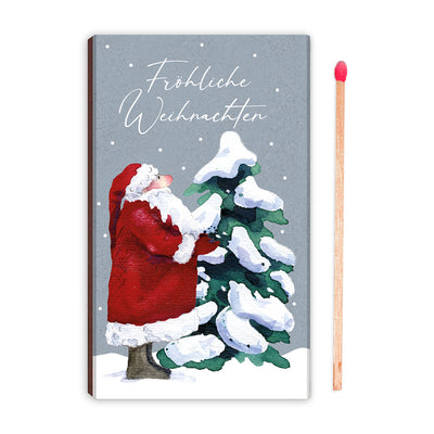 Streichholzschachtel Weihnachtsmann